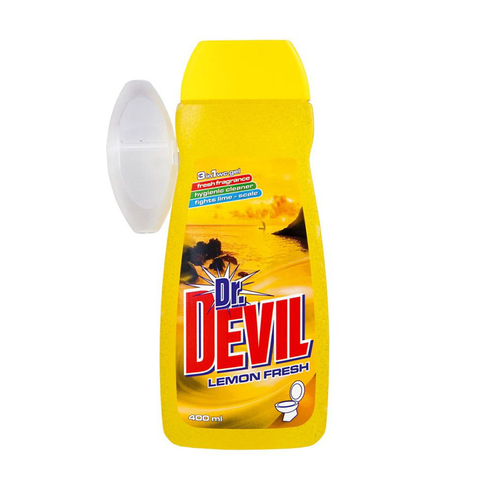 Гель для туалету Dr. Devil 3в1 Лимон, 400 мл